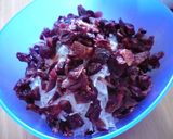A picture of step 3 of Macrobiotic White Cranberry Bread.