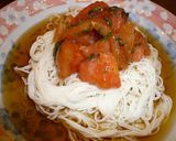 A picture of step 3 of Tomato Sauce Chilled Somen Noodles.