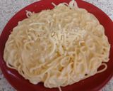 A picture of step 6 of My Spaghetti and Cheese Bake 😄.