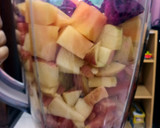 A picture of step 2 of Red Juice.
