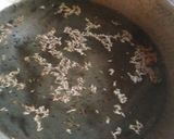 A picture of step 1 of Rice Flour khicha.