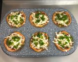 A picture of step 6 of Baked Salami Cupcakes.