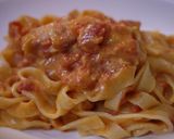 A picture of step 7 of Mascarpone and Tomato Pasta.