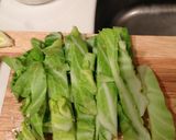 A picture of step 1 of Spring Cabbage & Tuna Soy Milk Pasta.