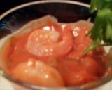 A picture of step 3 of Sunshine's shrimp cocktail.