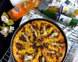 عکس مرحله 23 از دستور پیتزا مرغ و گوشت solmaz