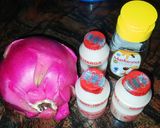 Foto langkah ke 1 dari resep Jus buah naga yakult.