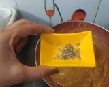 A picture of step 2 of Gujarat special sweet.