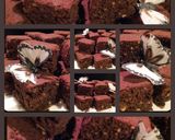 A picture of step 3 of AMIES Chocolate with Cashew Nuts BROWNIES.
