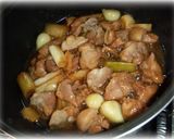 A picture of step 5 of Chicken Simmered with Garlic.