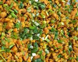 A picture of step 6 of Green Garlic And Fresh Haldi Instant Pickle.