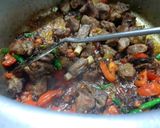 A picture of step 4 of Beef Yakhni Pulao.