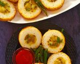 A picture of step 11 of Masala Dhokla.