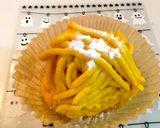 A picture of step 8 of Halloween Themed Kabocha Squash Mont Blanc Cupcakes.