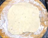 A picture of step 4 of Maida biscuit.