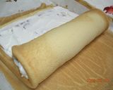 A picture of step 9 of Foolproof! Chiffon Roll Cake.
