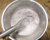 A picture of step 1 of Steamed Rice Flour Gateau au Chocolat for Valentine's Day.