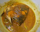 Gambar langkah 5 resipi Kari Kepala Ikan Tanpa Santan.