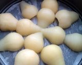 A picture of step 2 of Vickys Pear and Apple Upside-Down Cake, Dairy, Egg & Soy-Free.