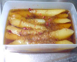 A picture of step 5 of Osechi Made Simple with Mentsuyu Kazunoko.