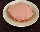 A picture of step 8 of Cherry Vanilla Layer Cake.