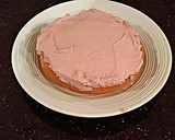 A picture of step 8 of Cherry Vanilla Layer Cake.