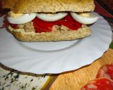 Foto del paso 4 de la receta: Almuerzo/Merienda integral con pimientos asados