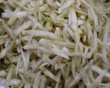 A picture of step 1 of Lauki ka halwa.
