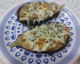 Foto del paso 1 de la receta: Berenjenas rellenas de pollo en 15 minutos