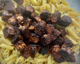 Foto del paso 4 de la receta: Pasta con salsa de calabacín y tofu picante