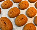 A picture of step 5 of Melomakarona with Chocolate Coating.