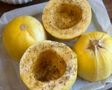 A picture of step 3 of High Protein Low Carb Spaghetti Squash!.