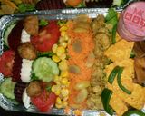 A picture of step 2 of Mexican salad.