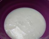 Foto langkah ke 1 dari resep Puding pandan kelapa rasa leci.