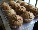 A picture of step 7 of Brown Cane Sugar and Walnut Muffins.