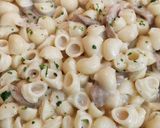 Foto del paso 6 de la receta: Galets con Gírgoles y crema de foie-gras