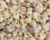 Foto del paso 6 de la receta: Galets con Gírgoles y crema de foie-gras