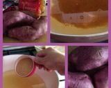 A picture of step 1 of AMIEs KAMOTE QUE (sweet potato fritters).