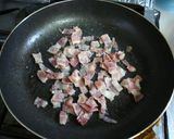 A picture of step 2 of Simple Pasta Carbonara.