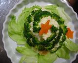 A picture of step 8 of Christmas 2008 Potato Salad Christmas Tree.