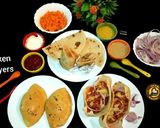 A picture of step 11 of Arabian Chicken Fatayers also in Pita wraps and pita pockets.
