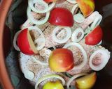 Almával sült kacsacomb 😋 recept fázis 1 fotója
