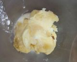 A picture of step 3 of Aloo ki Jalebi with aloo chaat.