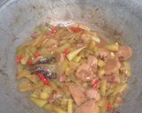Foto langkah ke 6 dari resep Oseng labu terasi.
