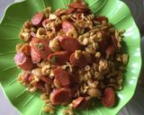 Foto langkah ke 5 dari resep Tumis Macaroni Sosis.