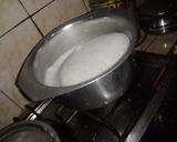 A picture of step 1 of Milk Green Sharbat.