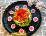 A picture of step 7 of Japanese Sushi Cake for Girl’s Festival.