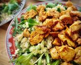 Foto del paso 4 de la receta: Ensalada de rúcula y canónigos con quinoa y pechuga de pollo sabor Cookpad
