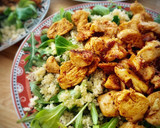 Foto del paso 4 de la receta: Ensalada de rúcula y canónigos con quinoa y pechuga de pollo sabor Cookpad