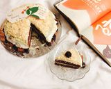 Foto langkah ke 9 dari resep Brownies Kukus Coklat Green Tea Keju.